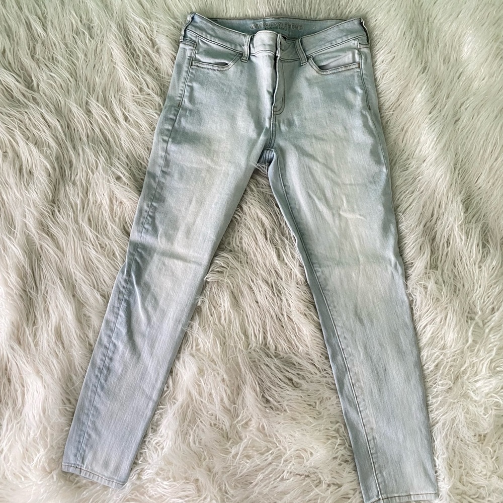 AE Jeggings Super Stretch X Faded
